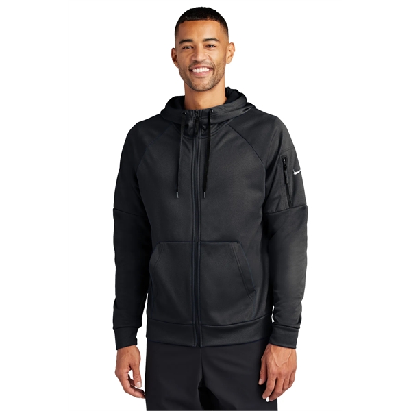 Nike Therma-FIT Pocket Full-Zip Fleece Hoodie... from ASI 84863 SanMar