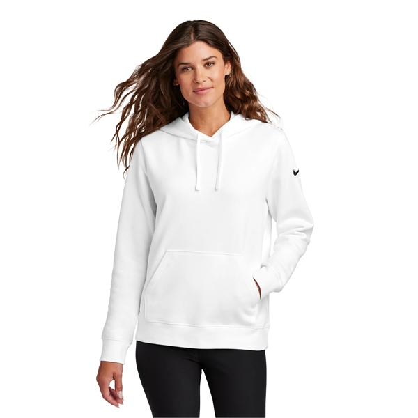 Nike Ladies Club Fleece Sleeve Swoosh Pullover Hoodie... from ASI 84863 SanMar