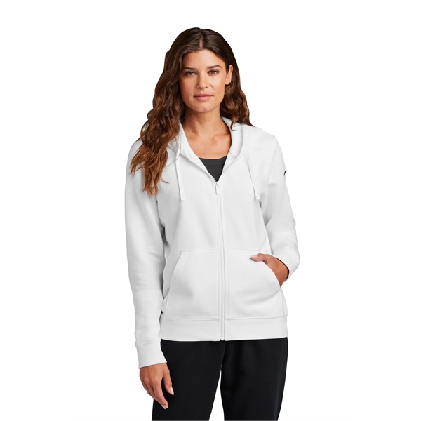 Nike Ladies Club Fleece Sleeve Swoosh Full-Zip Hoodie... from ASI 84863 SanMar