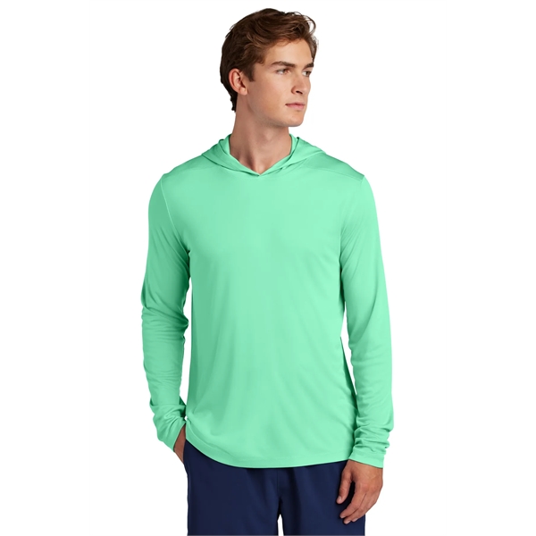 Sport-Tek Posi-UV Pro Long Sleeve Hoodie... from ASI 84863 SanMar