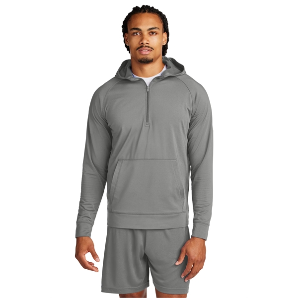 Sport-Tek Sport-Wick Stretch 1/2-Zip Hoodie... from ASI 84863 SanMar