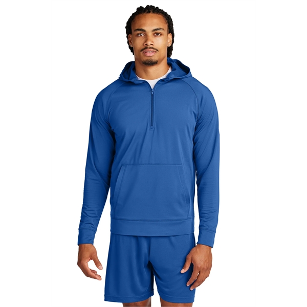 Sport-Tek Sport-Wick Stretch 1/2-Zip Hoodie... from ASI 84863 SanMar
