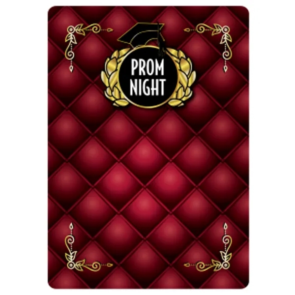 Playing cards with a Royal Prom themed background.... from ASI 56080 Playing Cards On Demand