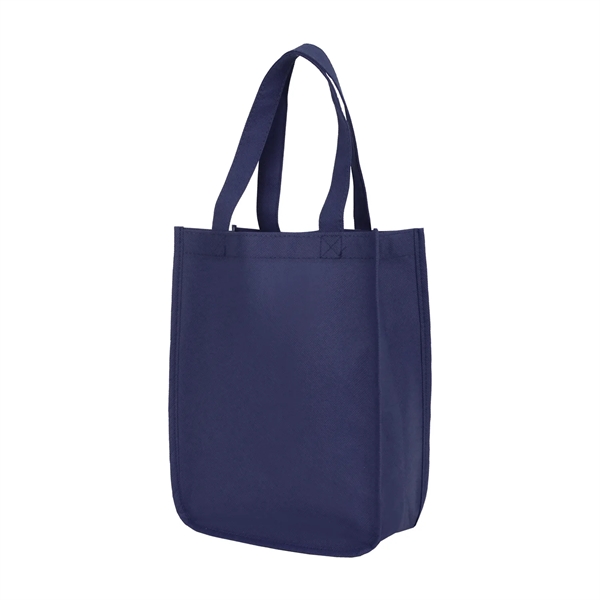 9" x 11.5" x 4" shopper tote made of non-woven polypropylene... from ASI 37980 Bagworld
