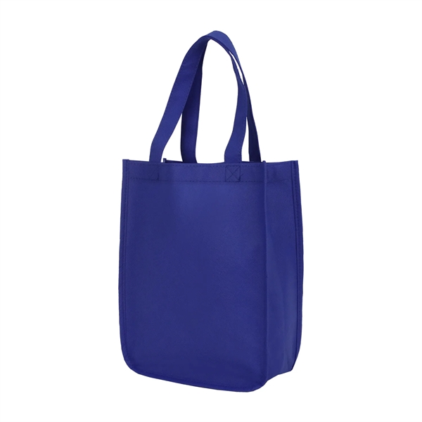 9" x 11.5" x 4" shopper tote made of non-woven polypropylene... from ASI 37980 Bagworld