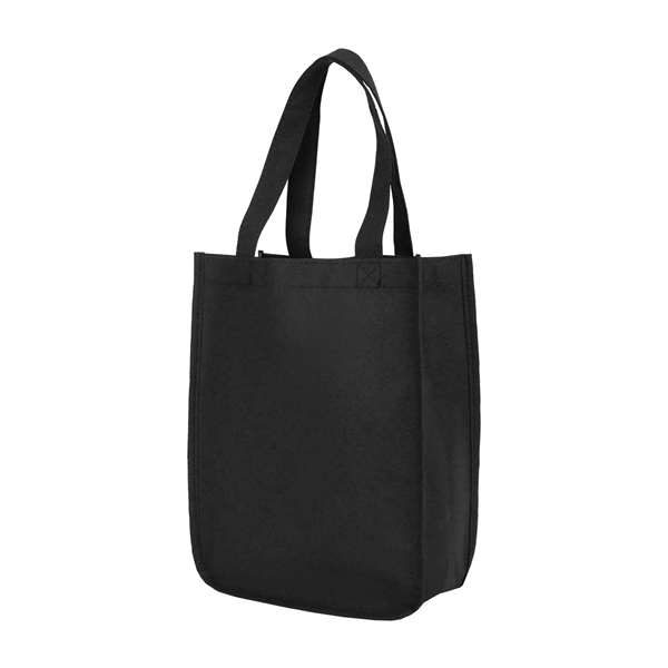 9" x 11.5" x 4" shopper tote made of non-woven polypropylene... from ASI 37980 Bagworld