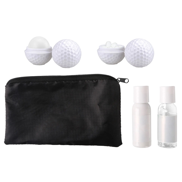 Includes sunscreen lotion, aloe vera gel, a golf ball-shaped lip moisturizer... from ASI 61966 HPG / Mixie