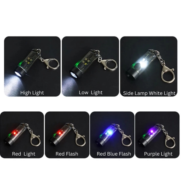 Rechargeable portable mini keychain flashlight plus 1 color silkscreen imprint on... from ASI 37218 Athena Promo (tm)