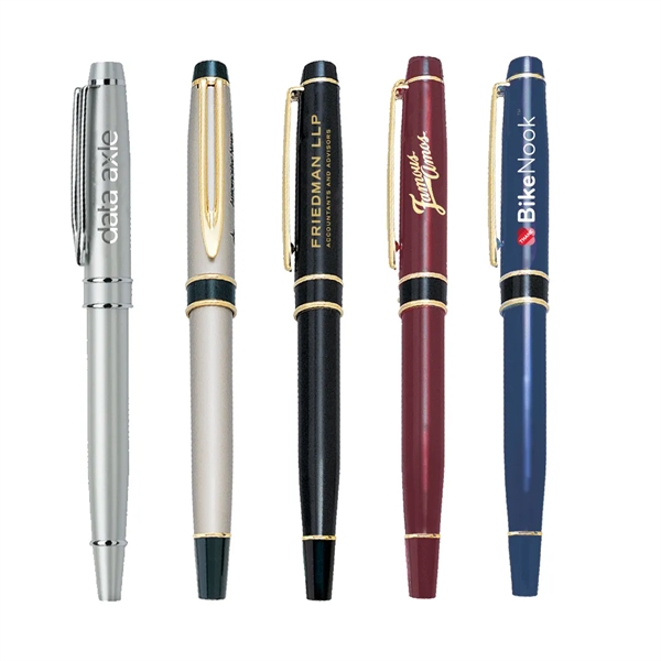 Solid brass construction cap off ballpoint pen in a variety of... from ASI 31517 Admart Products / Admart Line
