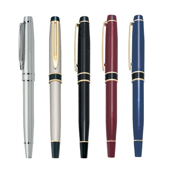 Solid brass construction cap off ballpoint pen in a variety of... from ASI 31517 Admart Products / Admart Line