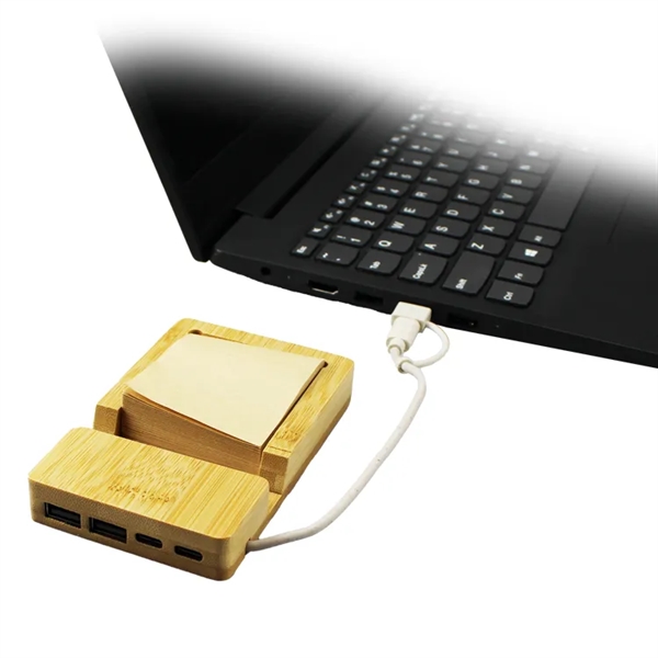 phone stand and USB hub combo brings together functionality and a... from ASI 63776 KTI Networks Inc / KTI Promo