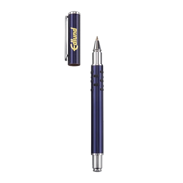Roller ball pen with click action ballpoint and cap-off.... from ASI 31517 Admart Products / Admart Line