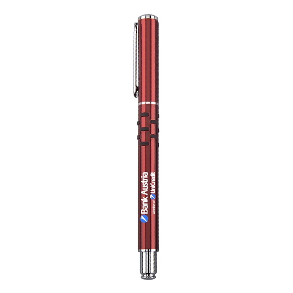 Roller ball pen with click action ballpoint and cap-off.... from ASI 31517 Admart Products / Admart Line
