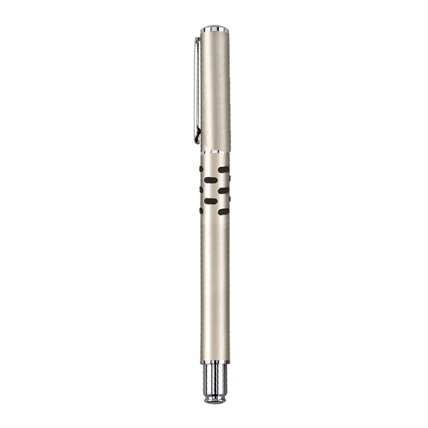 Roller ball pen with click action ballpoint and cap-off.... from ASI 31517 Admart Products / Admart Line