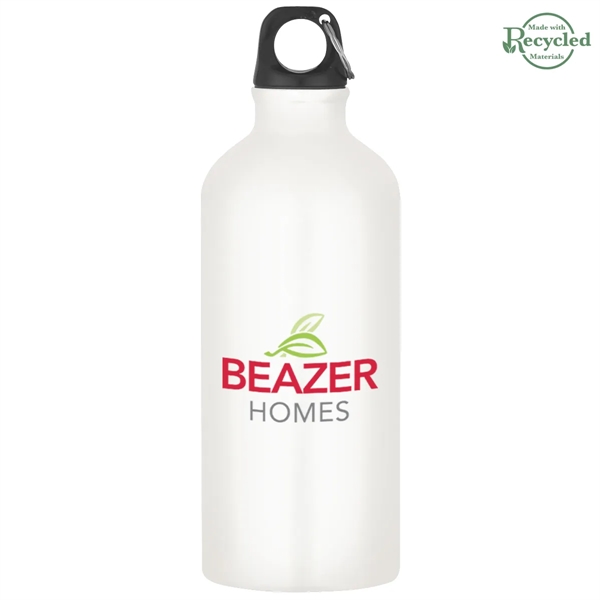 20 oz. Aluminum bike bottle with split ring and black lid.... from ASI 61125 Hit Promotional Products / Hit®