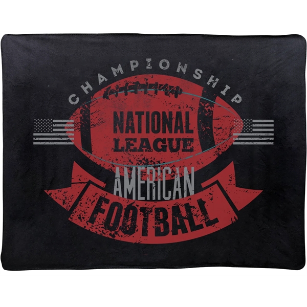 45" x 60" blanket made of polyester brush fleece with an... from ASI 61125 Hit Promotional Products / Hit®