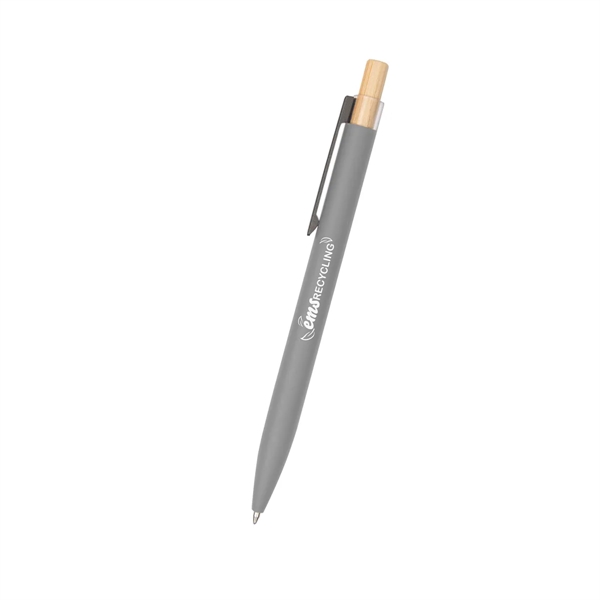 Recycled aluminum pen with bamboo plunger.... from ASI 61125 Hit Promotional Products / Hit®