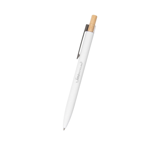 Recycled aluminum pen with bamboo plunger.... from ASI 61125 Hit Promotional Products / Hit®