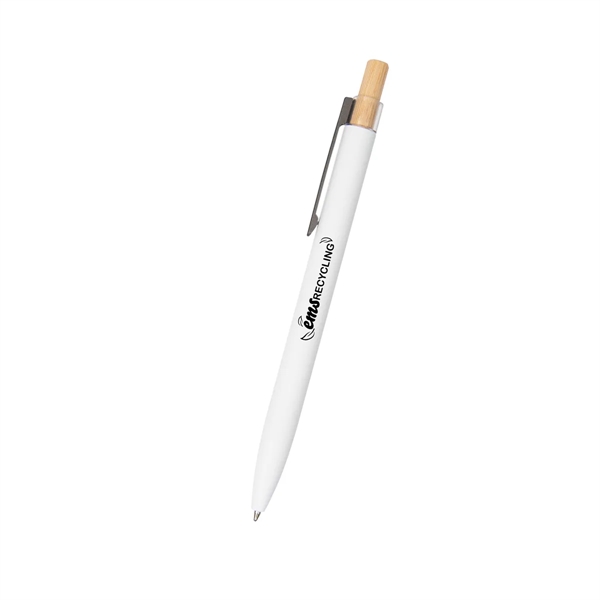 Recycled aluminum pen with bamboo plunger.... from ASI 61125 Hit Promotional Products / Hit®