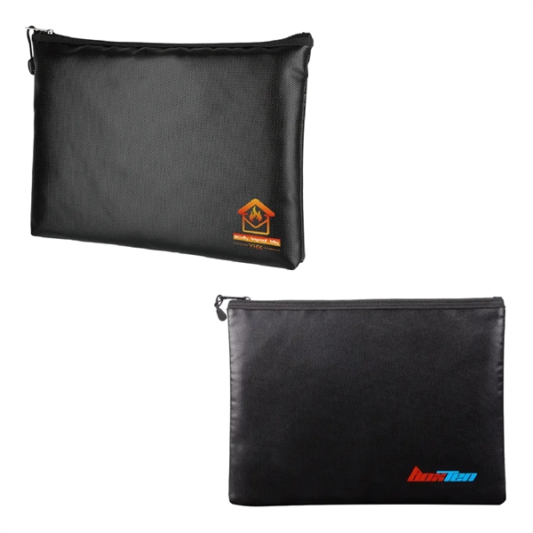 Waterproof and fireproof zipper document plus 1 color silkscreen imprint on... from ASI 37218 Athena Promo (tm)