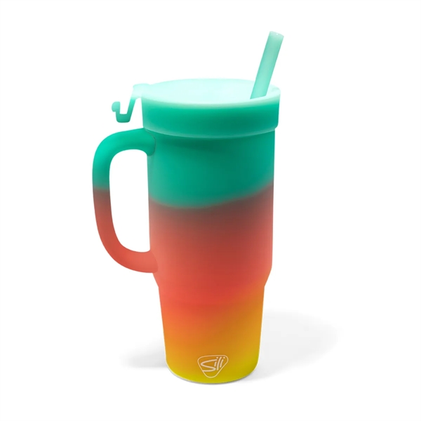 The Humbler Gift Set from Silipint: A 32 oz silicone straw... from ASI 87306 Silipint, Inc.