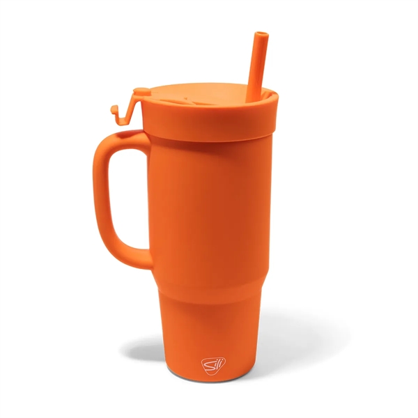 The Humbler Gift Set from Silipint: A 32 oz silicone straw... from ASI 87306 Silipint, Inc.