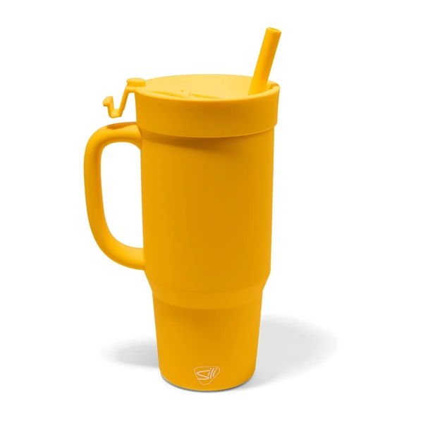 The Humbler Gift Set from Silipint: A 32 oz silicone straw... from ASI 87306 Silipint, Inc.