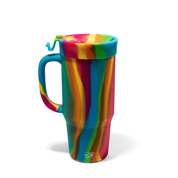 The Humbler Gift Set from Silipint: A 32 oz silicone straw... from ASI 87306 Silipint, Inc.