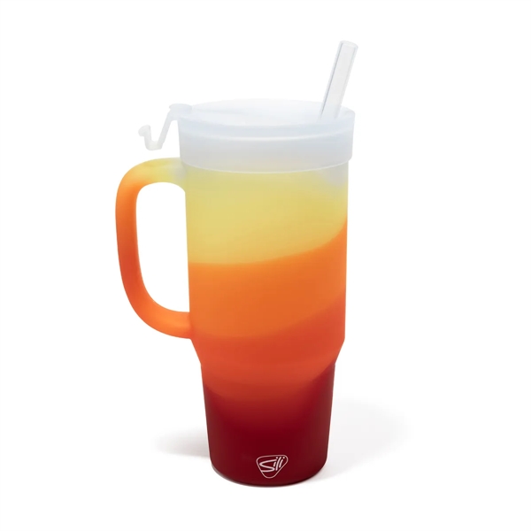 The Humbler Gift Set from Silipint: A 32 oz silicone straw... from ASI 87306 Silipint, Inc.