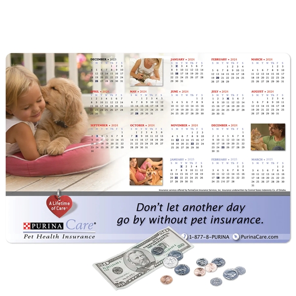 12" x 18" x 1/16" - Heavy Duty Fabric Calendar Counter... from ASI 49716 Digispec & CounterPoint / COUNTERPOINT®
