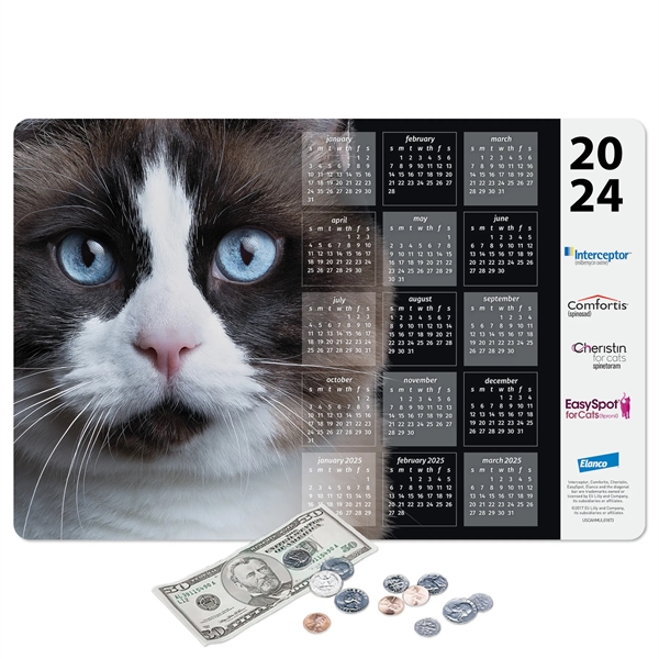 10" x 15" x 1/8" - Heavy Duty Calendar Counter Mat... from ASI 49716 Digispec & CounterPoint / COUNTERPOINT®