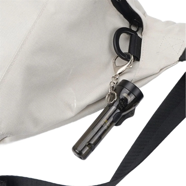 Mini LED keychain with warning knife and whistle plus 1 color... from ASI 37218 Athena Promo (tm)