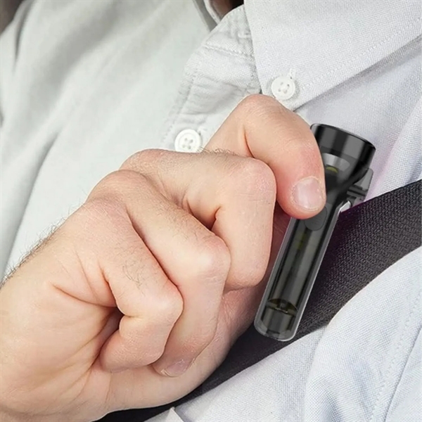 Mini LED keychain with warning knife and whistle plus 1 color... from ASI 37218 Athena Promo (tm)