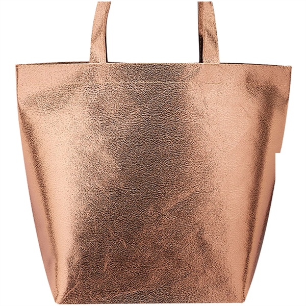 Royal metallic tote bags plus 1 color silkscreen imprint on 1... from ASI 37218 Athena Promo (tm)