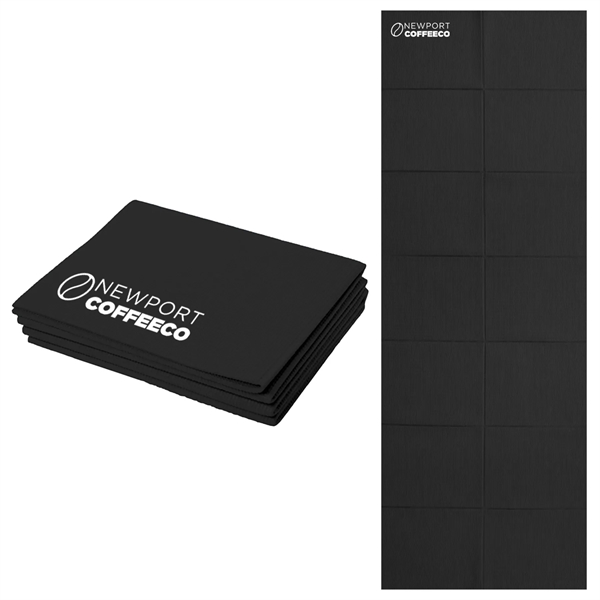 4mm PVC Foldable Yoga Mat fits easily into a tote bag,... from ASI 61966 HPG / Mixie