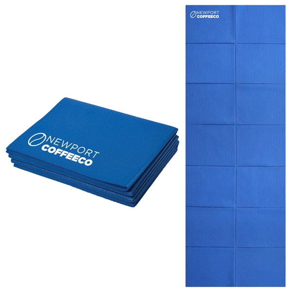 4mm PVC Foldable Yoga Mat fits easily into a tote bag,... from ASI 61966 HPG / Mixie