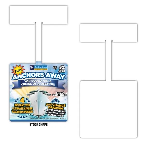 Grab your customer's attention with Shelf Danglers!... from ASI 42393 Budgetcard Inc