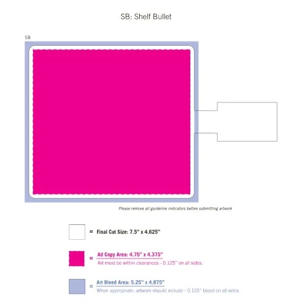 Shelf Extenders are a great way to make a strong statement... from ASI 42393 Budgetcard Inc