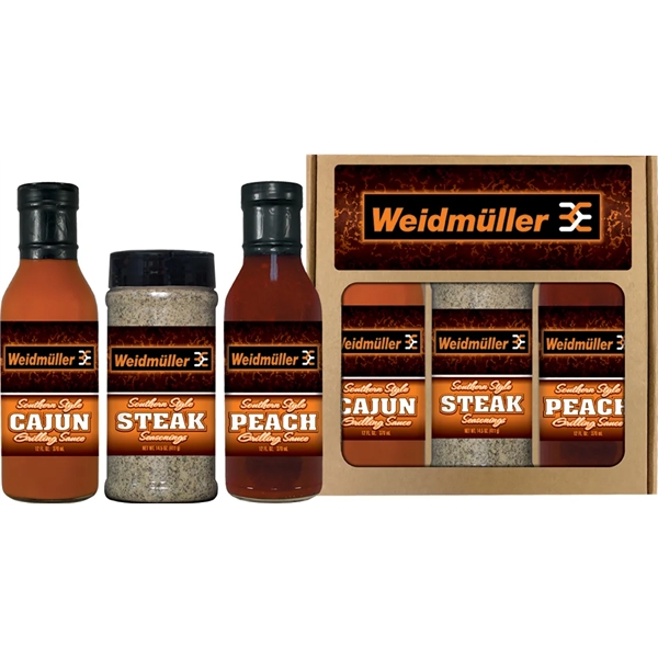 The ultimate grilling set. Two 12oz grilling sauces and half pint... from ASI 61826 Hot Sauce Harry's Inc