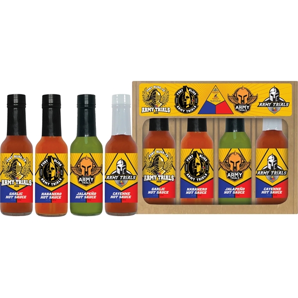 Four 5oz hot sauces in an attractive gift box. Choose from... from ASI 61826 Hot Sauce Harry's Inc