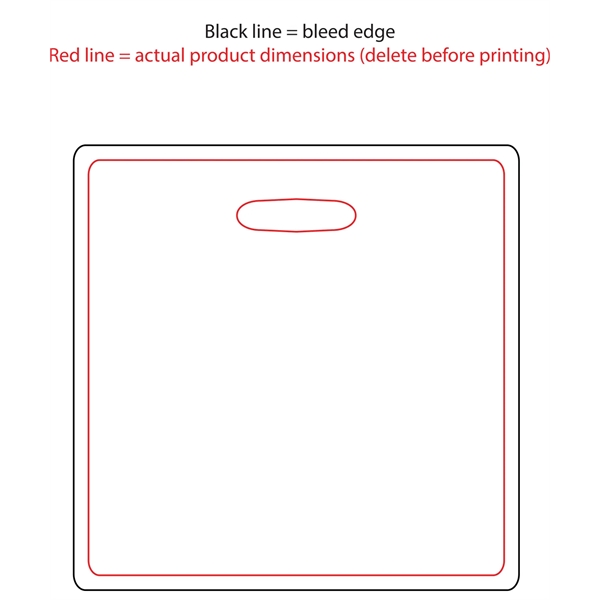 Custom Sublimated Square Bag Tag 3" x 3". Printed in a... from ASI 62635 Inno-Vative Solutions Grp LTD