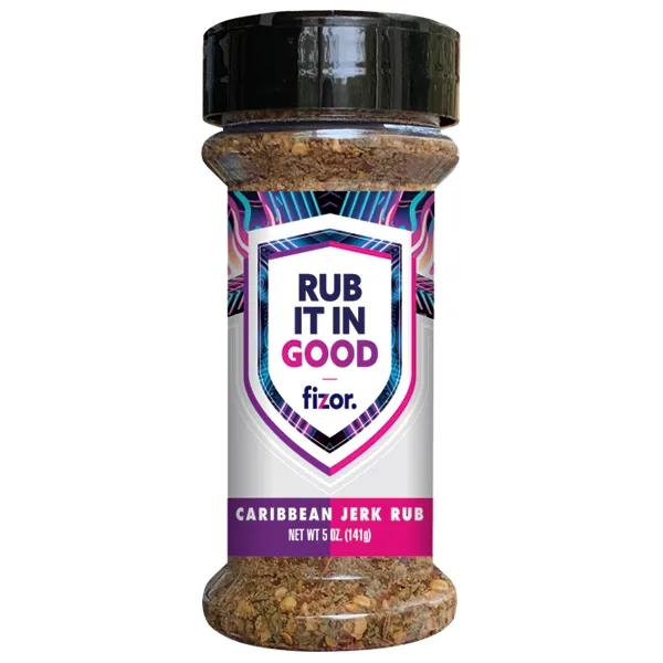 Caribbean Jerk Dry Rub (half pint) w/ shaker cap... from ASI 61826 Hot Sauce Harry's Inc