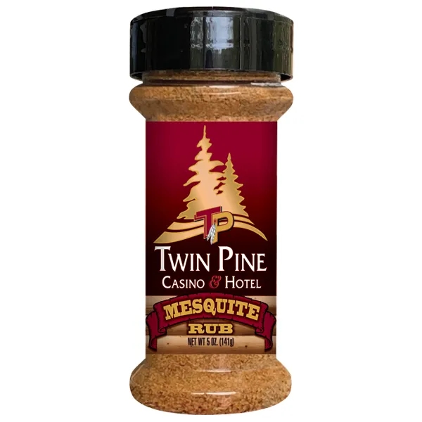 Mesquite Dry Rub (half pint plastic bottle) w/ Shaker Cap... from ASI 61826 Hot Sauce Harry's Inc