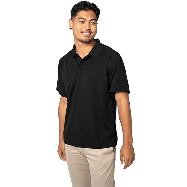 Men's classic polyester pique knit wicking polo shirt with rib knit... from ASI 44620 Charles River Apparel