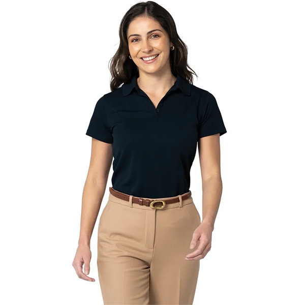 Women's classic 100% polyester pique knit wicking polo shirt with TopShield™... from ASI 44620 Charles River Apparel