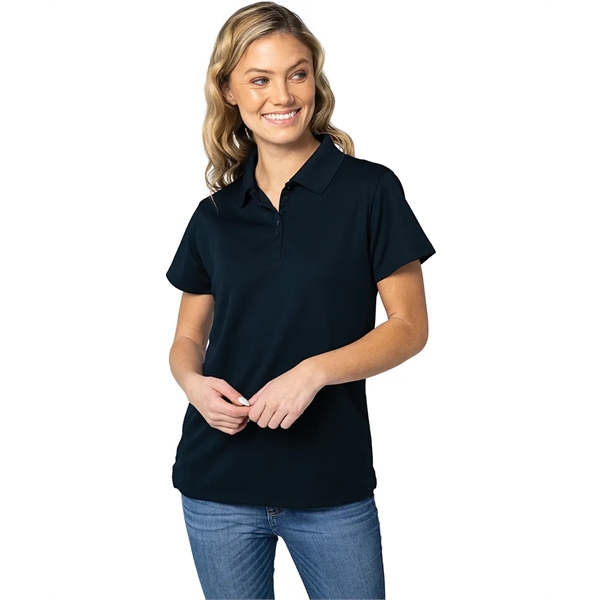Women's classic 100% polyester pique knit wicking polo shirt with TopShield™... from ASI 44620 Charles River Apparel