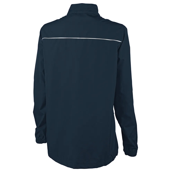 Our lightweight Skyline Pack-N-Go® Full Zip Reflective Jacket is wind and... from ASI 44620 Charles River Apparel