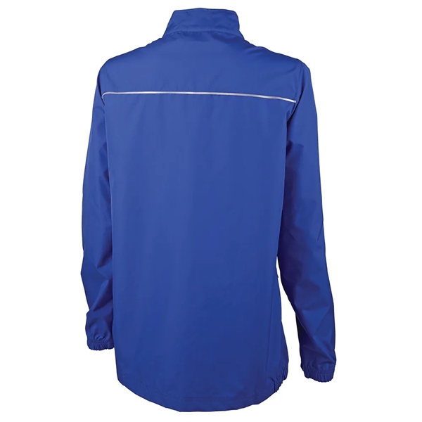 Our lightweight Skyline Pack-N-Go® Full Zip Reflective Jacket is wind and... from ASI 44620 Charles River Apparel