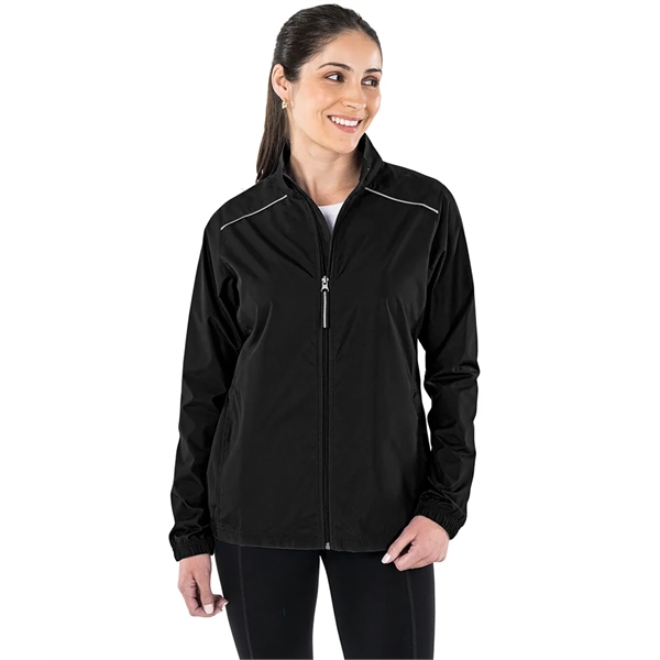 Our lightweight Skyline Pack-N-Go® Full Zip Reflective Jacket is wind and... from ASI 44620 Charles River Apparel