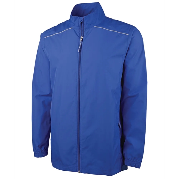 Our lightweight Skyline Pack-N-Go® Full Zip Reflective Jacket is wind and... from ASI 44620 Charles River Apparel